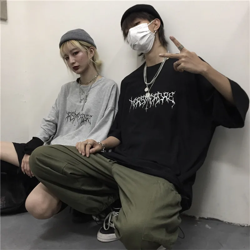 Lychee Harajuku Devil Star женская футболка с принтом руки, свободная женская футболка, летние футболки, круглый вырез, короткий рукав, женские футболки