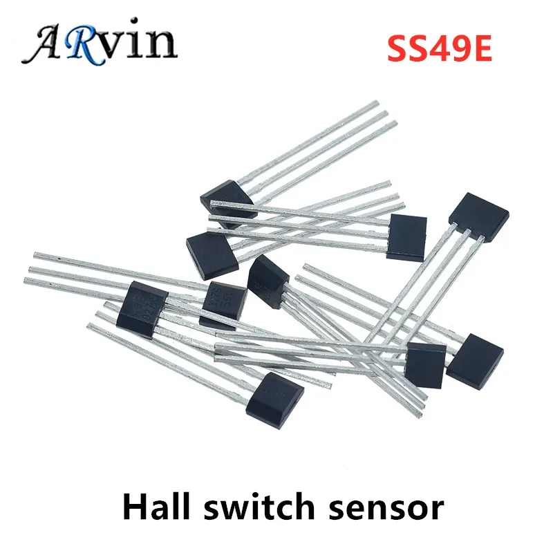 ALLECIN Hall-Effect Sensors 20st - OH49E/SS49E | Voor E-bikes & Motors | 3-6.5V Werkspanning