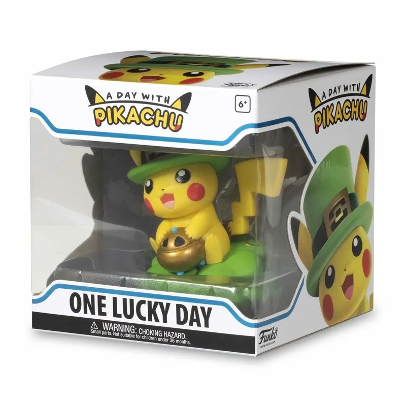 Takara Tomy Pokemon Lucky Rainy Day Pikachu Action FigureAction Model Toys TechnicalMaterial: PVC 8cm