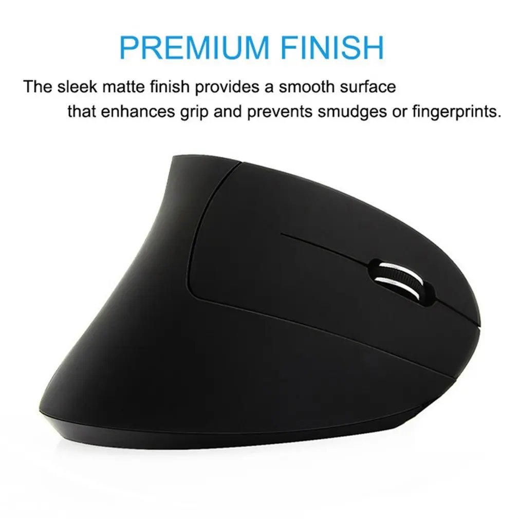 Wireless Ergonomic Vertical Mouse 2.4G 6 Button Mice 1000 DPI Computer USB Optical Mouse for PC Laptop Office