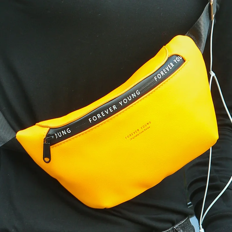 

Women PU Fanny Pack Large Capacity Waist Bag High Fashion Women's Chest Crossbody Bags High Quality Leather Belt Bag Waist Pack