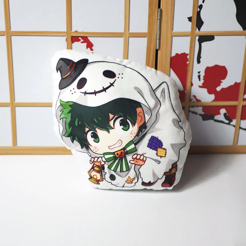 My Hero Academy плюшевые куклы аниме Izuku Bakugou Todoroki Хэллоуин косплей игрушки Мини брелоки для сумки 24 см подарок