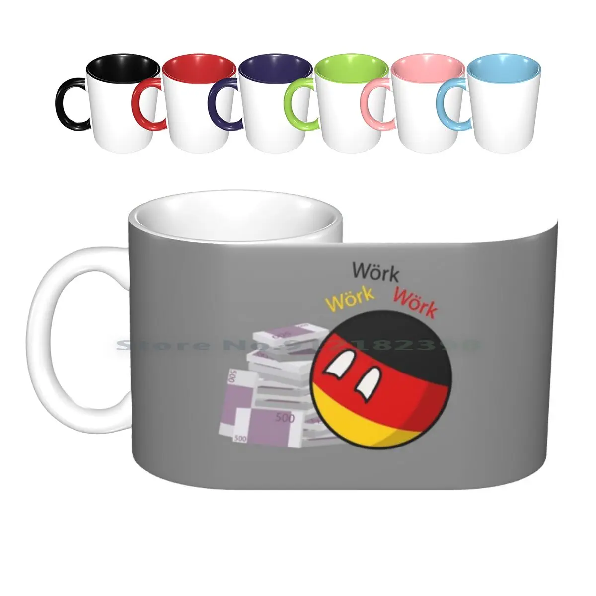 Polandball germany doing business ceramic mugs coffee cups milk tea mug