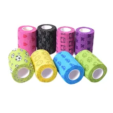 1 шт. самоклеящаяся клейкая лента повязки спортивная лента для запястья лодыжки руки палец ПЭТ медицинская эластичная лента 7,5 см Z1002