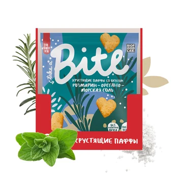 

Paffes-chips bite "Oregon-rosemary-sea salt" 12 PCs/30g