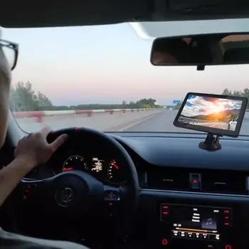 

7-inch vehicle-mounted portable HD vehicle-mounted GPS navigation Free map satellite navigation truck GPS navigator