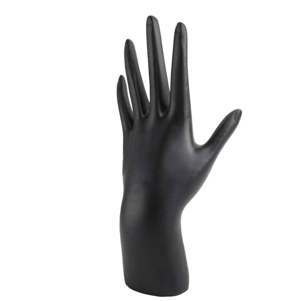 Черная смола манекен рука кольцо держатель для браслета стенд витрина-стеллаж