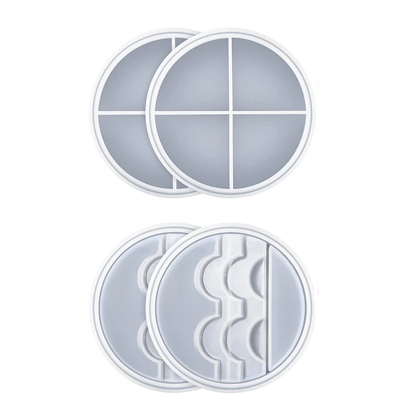 2 Sets Eyelashes Display Tray Resin Molds Cosmetic Care Container Mold Silicone | Дом и сад