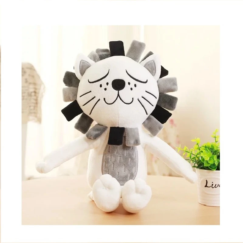 Baby Toys Lion Портативная детская кровать для новорожденных, изолированная кровать, мультяшная хлопковая детская бионическая кровать, детская люлька, детская кроватка для переноски - Цвет: Baby Toys Lion