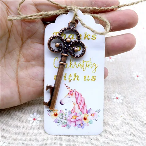 Brass-gold-horse 50 шт. металлический латунный брелок для пива открывалка для бутылок Свадебные сувениры винтажные антикварные подарки для гостей украшения для вечеринки сделанные своими руками - Цвет: Brass-gold-horse