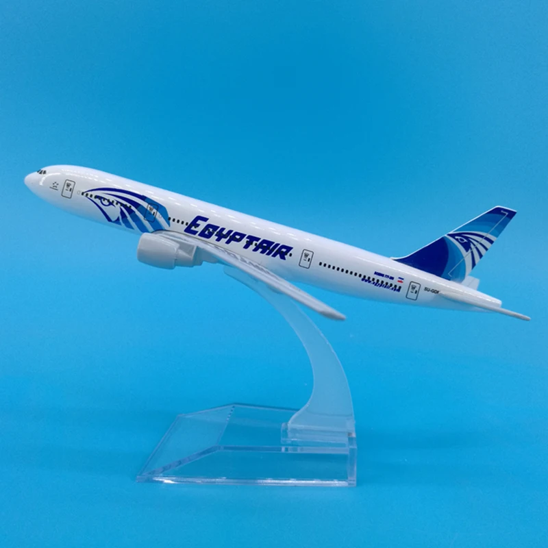 16 см 1:400 масштаб Египетский воздушный сплав металл Boeing B777 модель самолета Airways