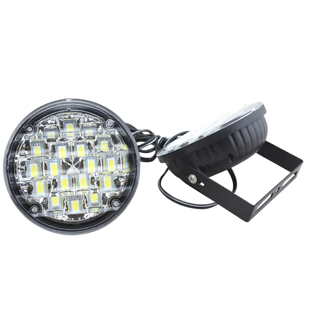 Белый 12 в 18 LED DRL Круглый дневной ходовой свет Автомобильная противотуманная фара для вождения для грузовика внедорожника ATV Мотоцикл Велоси... Белый 12 в 18 LED DRL Круглый дневной ходовой свет Автомобильная противотуманная фара для вождения для грузовика внедорожника ATV Мотоцикл Велоси...