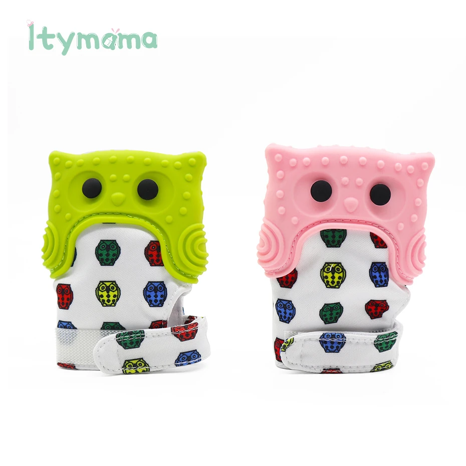 Силиконовая перчатка для прорезывания зубов Itymama, детские варежки для кормления, соска для зубов, игрушки для ухода за зубами для новорожденных