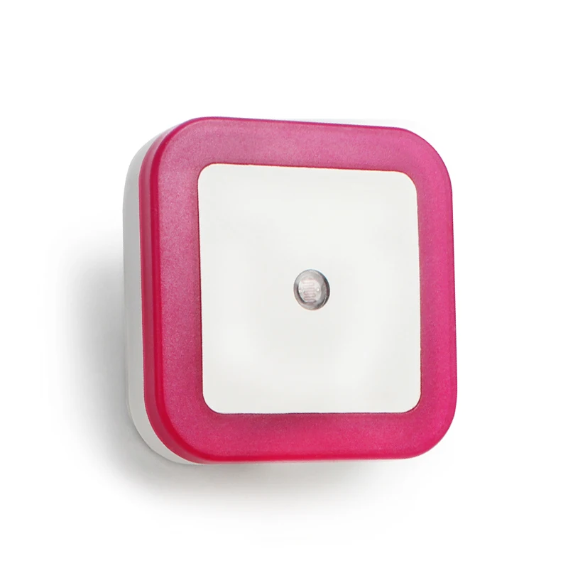 Светодиодный Ночной светильник мини-светильник Сенсор Управление 110 В 220 ЕС и США штекер-в ночной светильник для Гостиная Спальня Для детей светильник Инж - Испускаемый цвет: Розовый