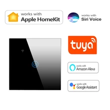 1/2/3 Gang Apple Homekit/Tuya/обычные сенсорный выключатель интеллектуальный переключатель Wi-Fi настенный светильник переключатель умный дом пульт дист...