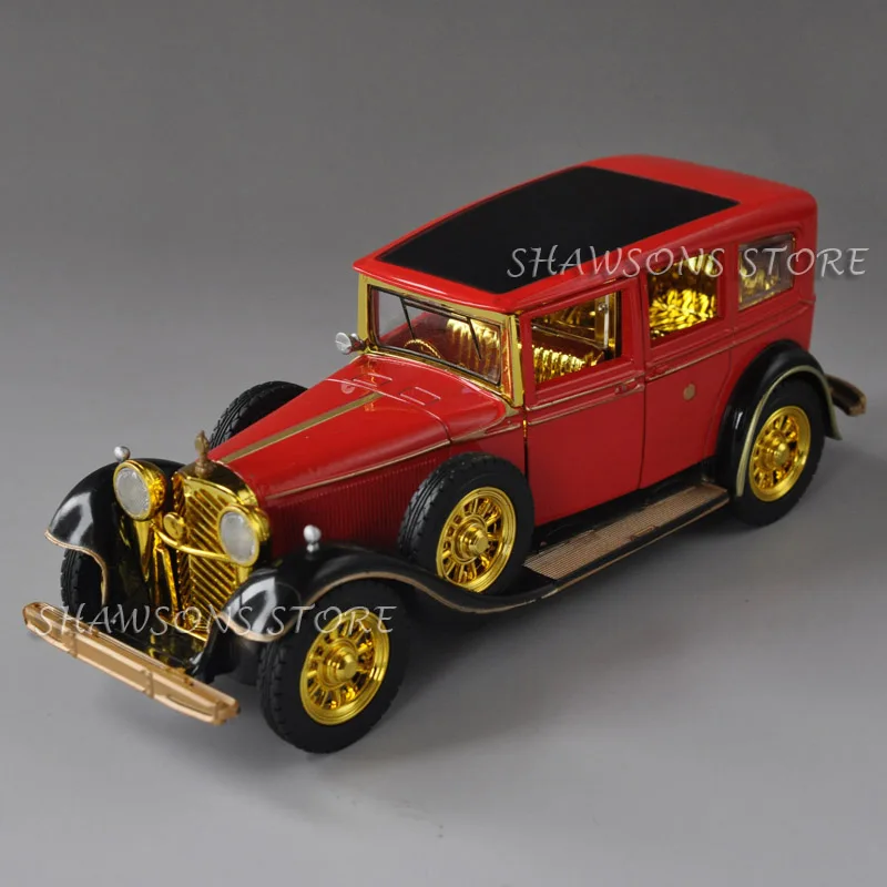 Hand-Made Wecker Vintage Car Wind-up Tin Toy Vintage Decoration Adult Collection