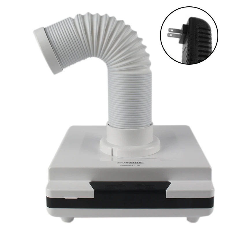 

60W Nail Dust Collector 4500Rpm Vacuum Cleaner For Manicures Suction Dust Cleaner Retractable Elbow Nail Dust Collector Us Plug