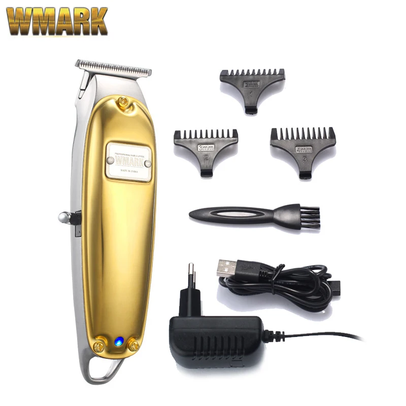 Dourado da Tira do Todo-metal de Wmark Detalhe sem Corda Triimer com Motor de Alta Velocidade da Carga Mah do Usb do Destacador da T-lâmina Cabo Ng-2021 – 1400