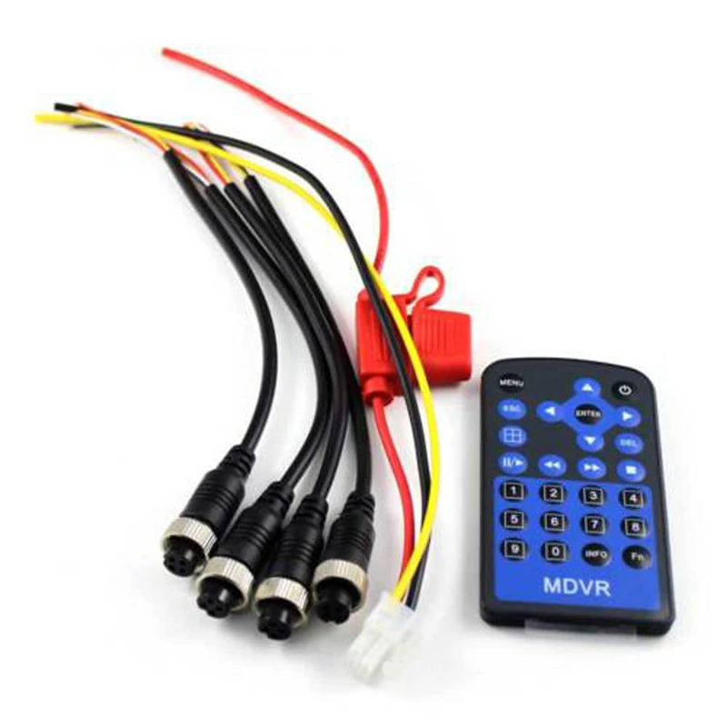 Высокое качество 4 канала 1SD карта MDVR Мобильный автомобиль CCTV камера DVR для автомобиля до 128G