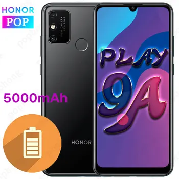 

HONOR 9A play MobilePhone 6.3 inch MT6765 Octa Core honor play 9A Face unlock Fingerprint ID Android 10 5000mAh Reverse Charge