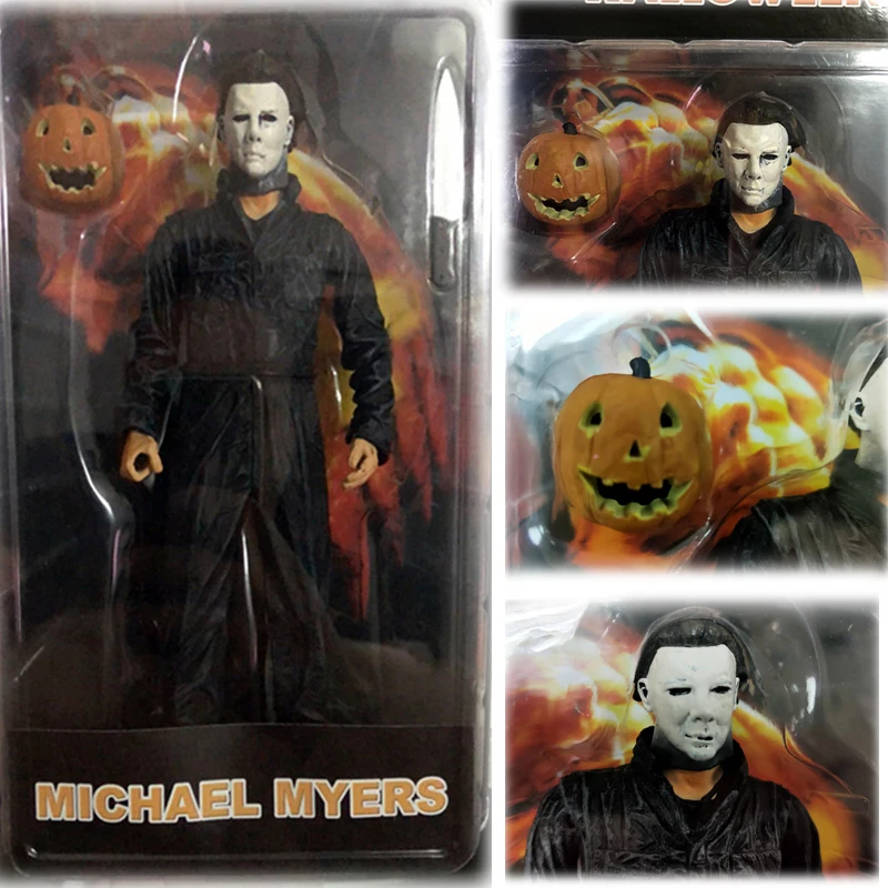 NECA Хэллоуин конечной Майкл Майерз фигурку Коллекционная модель игрушки куклы