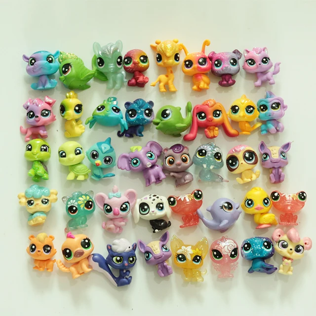 Buy 5 Get 2 Gifts 4-5 cm Loose Old Pet Shop Toys Cat Puppy Kitten Figure  Mini Toy Figures Classic Little Pet Toys