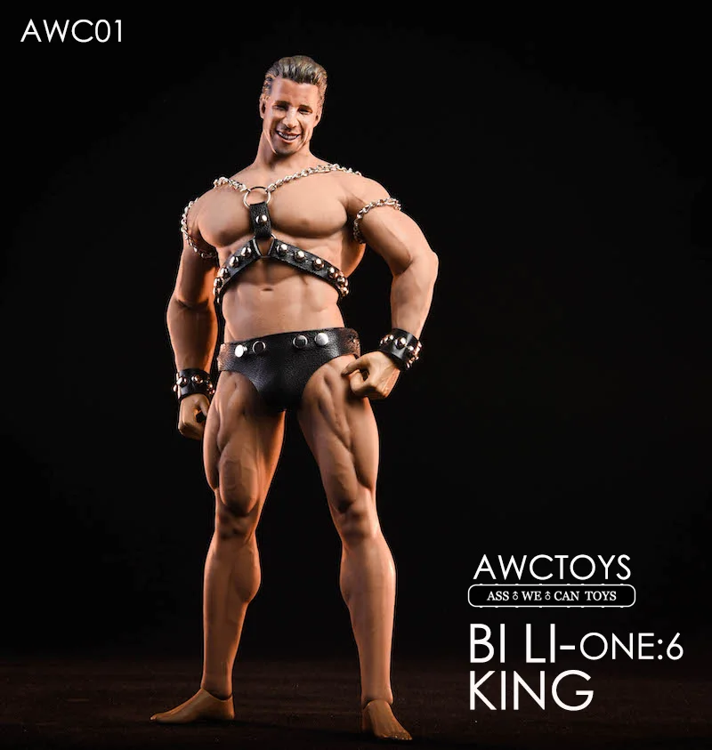 Для коллекции AWCTOYS AWC01 1/6 весы Bi Li King Head Набор для лепки и одежды аксессуары для 1" M35 Muscler Мужской Корпус