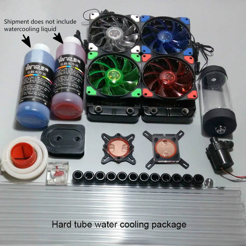 Радиатор с водяным охлаждением карта процессора водяной насос комплект жестких