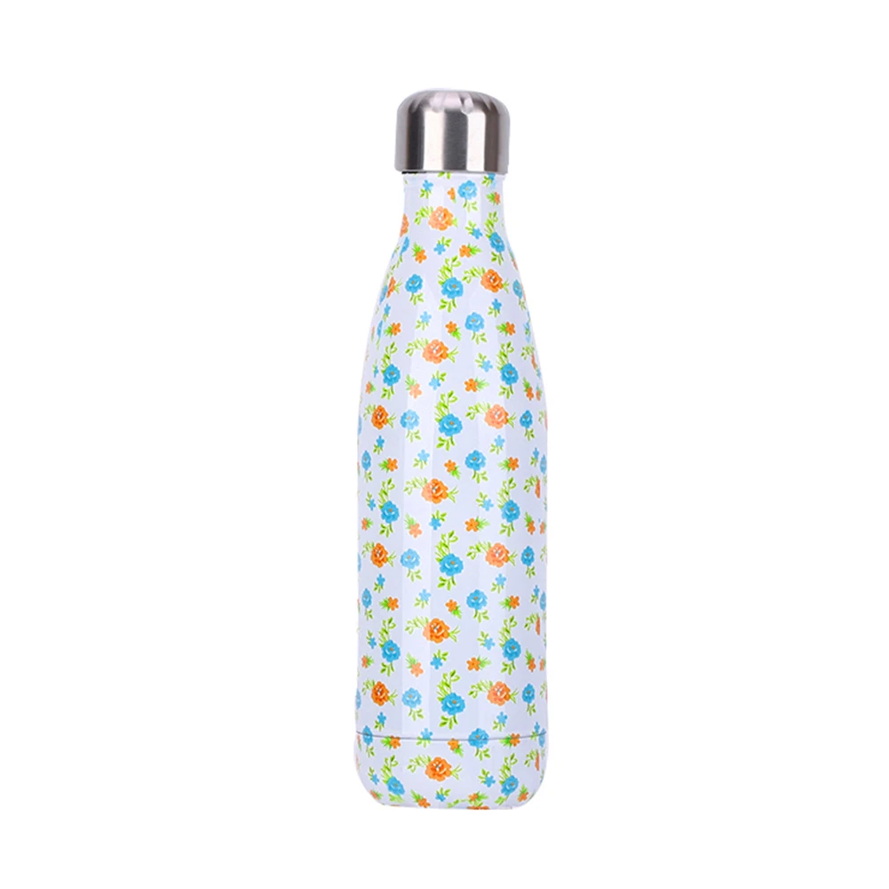 1 500 мл бутылка для воды из нержавеющей стали Вакуумная теплоизолированная колба термальная Спортивная бутылка герметичный Открытый велосипед альпинистский чайник - Цвет: 1