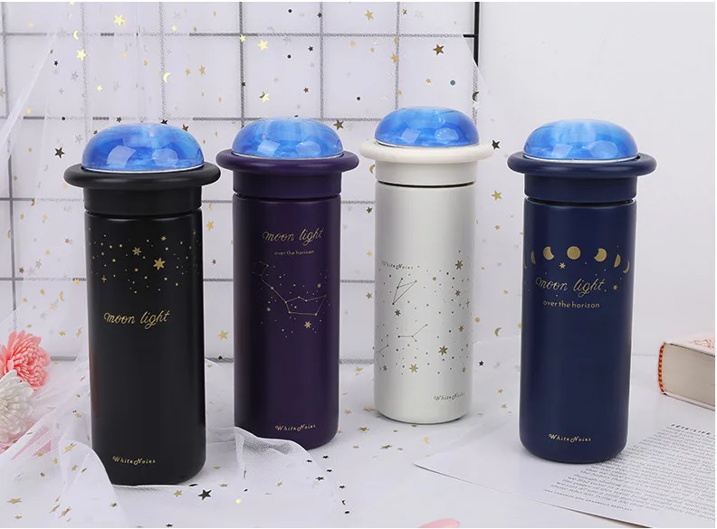 Creative Moonwalk Planet Thermos Cup 304 Stainless Steel Sealed Leakproof Student Water Cup Boutiques Gift Vacuum Flask