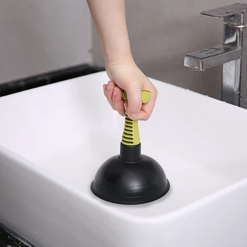 

Toilet Plunger Household Powerful Sink Drain Pipe Pipeline Dredge Suction Cup Bathroom Portable Drain Cleaners Kitchen Tool