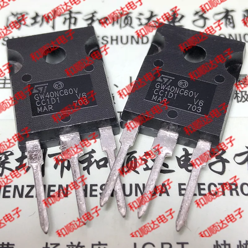 2 шт./GW40NC60V STGW40NC60V-247 600V 50A TO247