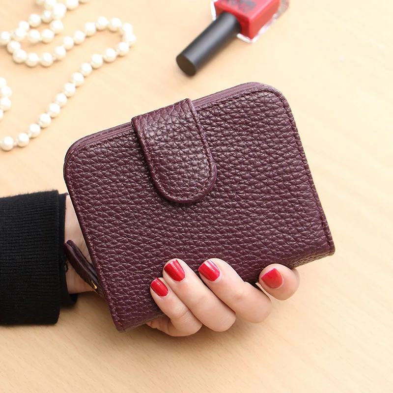 

Fashion Women Wallet Matte Leather Zipper Coin Purse Female Wallet and Small Purse Ladies Purses Card Holder Short Carteras
