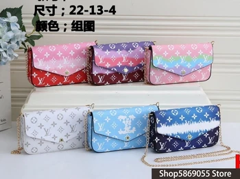 

Luxury Louis Vuitton LV- Leather Handbags Women Bags Designer Brand Women's Shoulder Bags Large Capacity Ladies Hand Bags L480