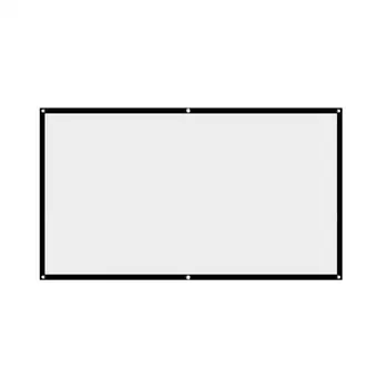 

Projector Screen Foldable Cloth Material For HD Home Theater Projector Screen 60 Inch Christmas Halloween Screen Projection