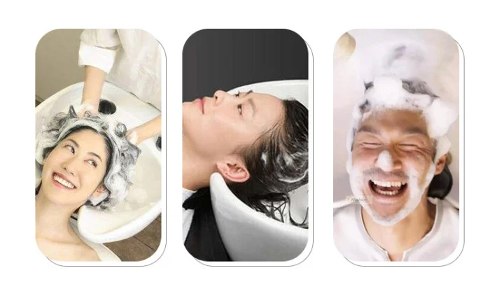 1pc Hair Salon neck rest cushion silicone pad wash shampoo pillow barber hairdressing sink styling tools