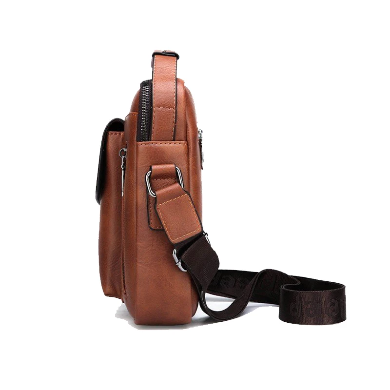 Мужская сумка 2020 новая модная кожаная через плечо винтажная повседневная