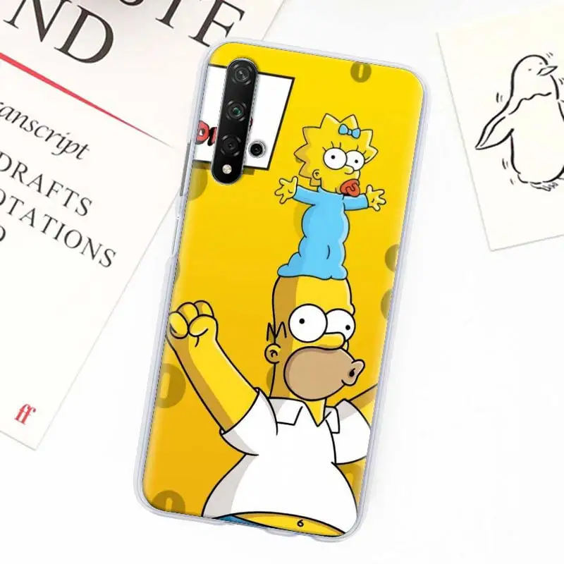 Чехол Homer J. Simpson для Honor 20 Pro 10 20 Lite 20i Honor 8X 9X 8A Pro 8C 8S Play 3e жесткий чехол для телефона
