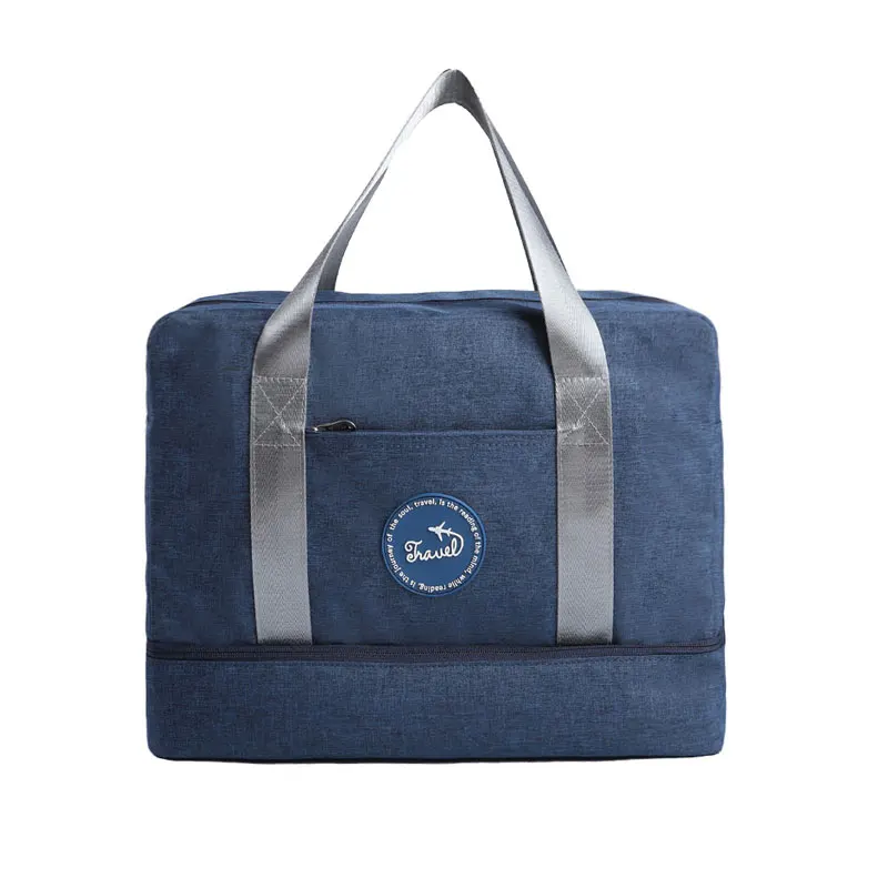 

Dry and Wet Separation Fitness Bag Large Travel Bag Men's Waterproof Travel Duffle Bag Female Luggage Packing Weekend Bags