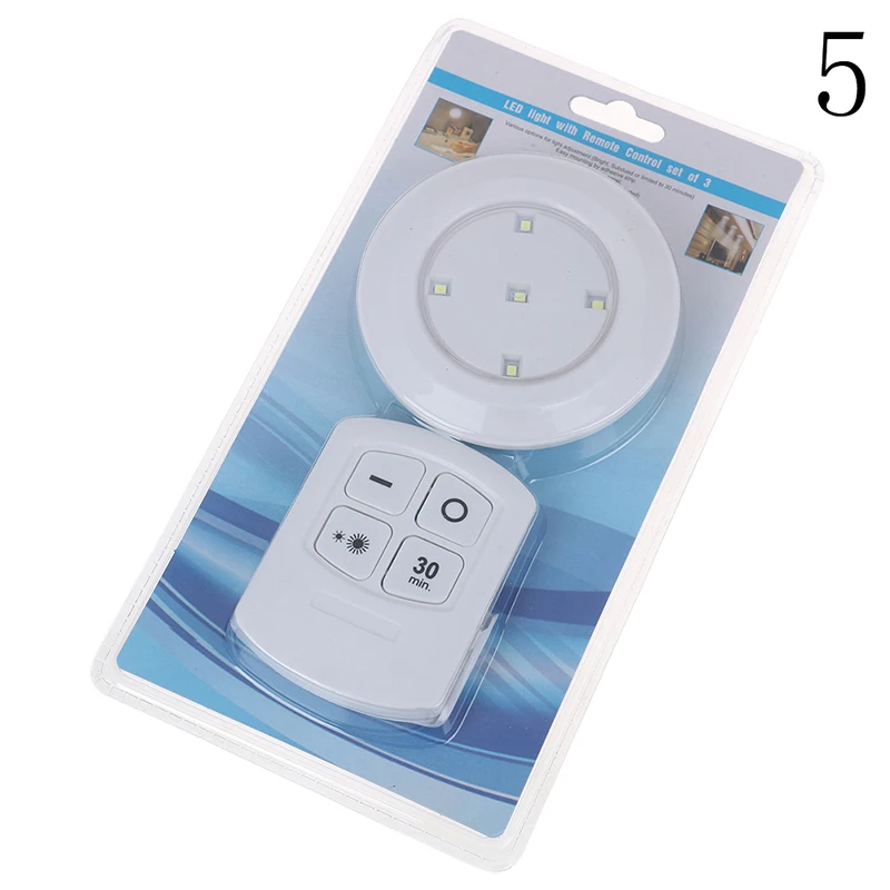 LED Under Cabinet Light COB Lamp Dimmable Remote Control Wireless Lights Supply - Цвет: as pic