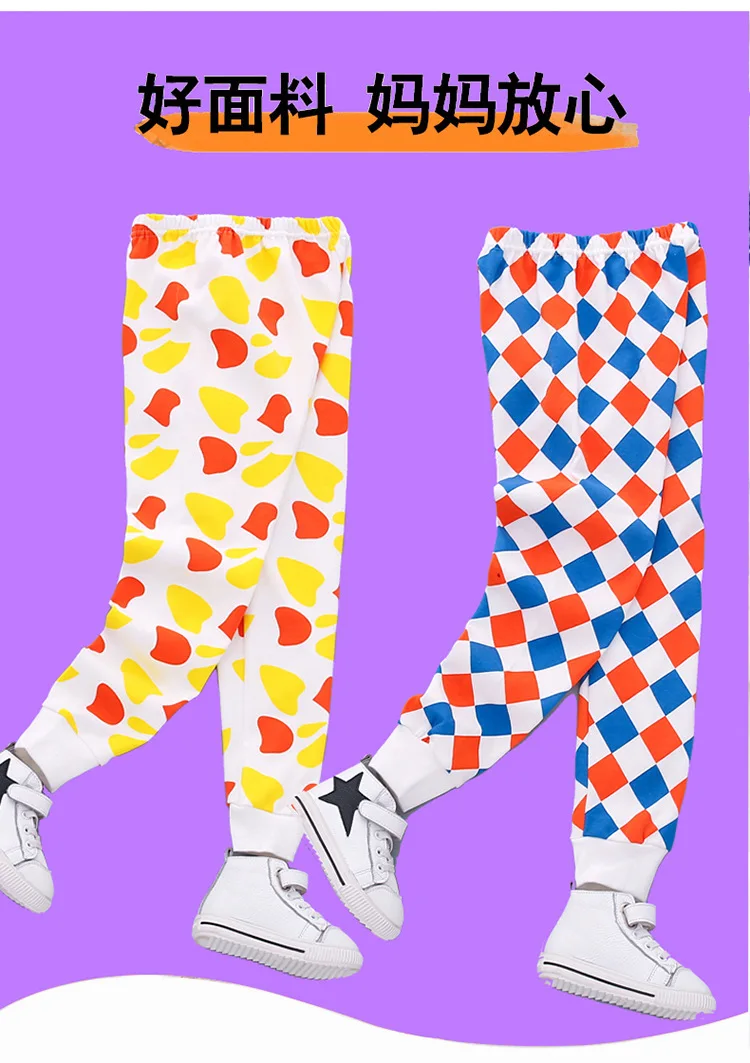 Children Long Johns Pure Cotton Single Pajama Pants Women's Male Baby Cotton Trousers Cotton Panties GIRL'S Leggings BOY'S Long