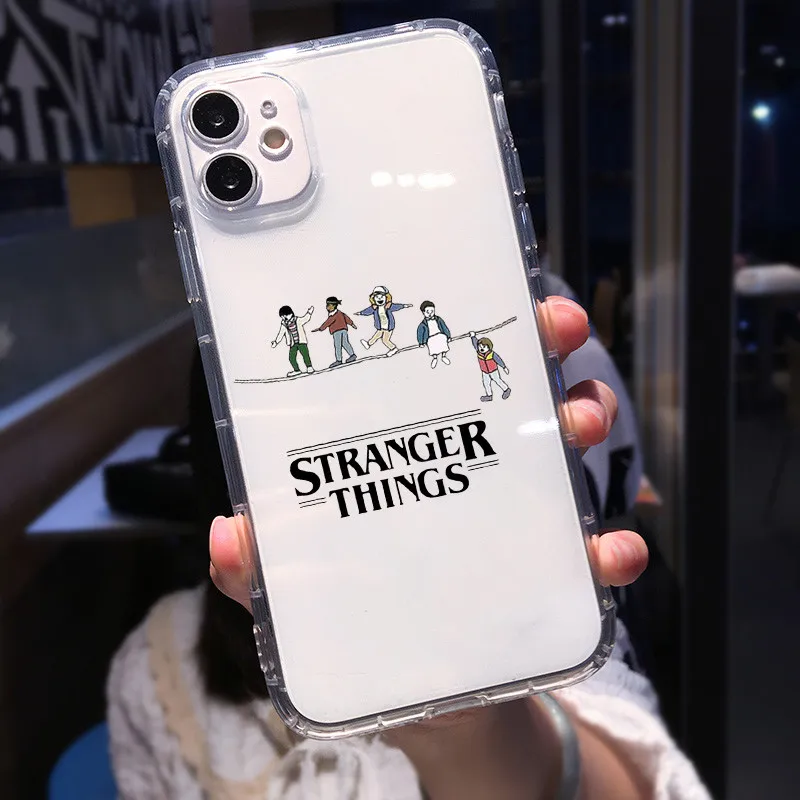 iphone 13 pro max leather case Phone Case for Iphone 12 11 Pro 7 8 Plus X XS XR XS MAX 13 Soft  Shockproof Clear Cover Stranger Things Christmas Lights Cases iphone 13 pro phone case