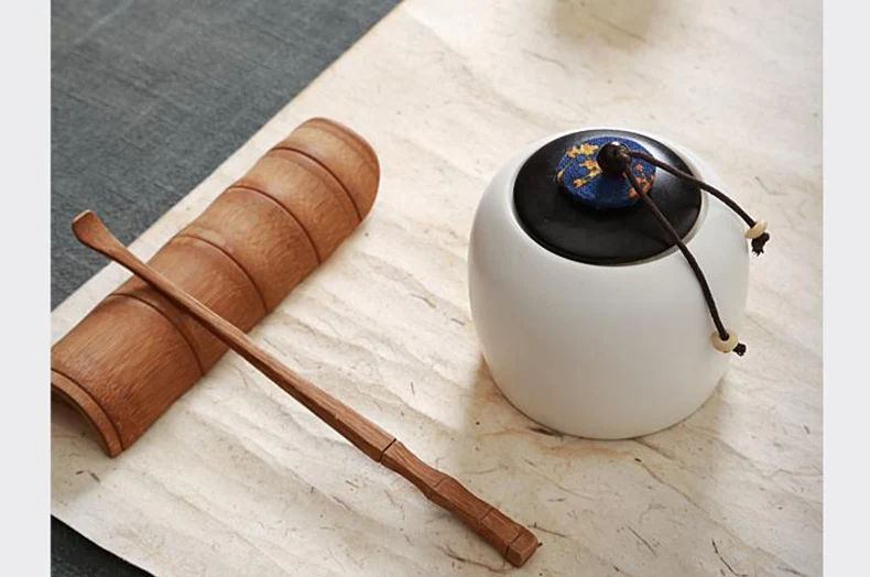 Банка для чая керамическая фарфоровая коробка для хранения Tieguanyin Pu'er держатель Чайная Посуда Герметичный резервуар контейнер Caddy чайная коробка банка