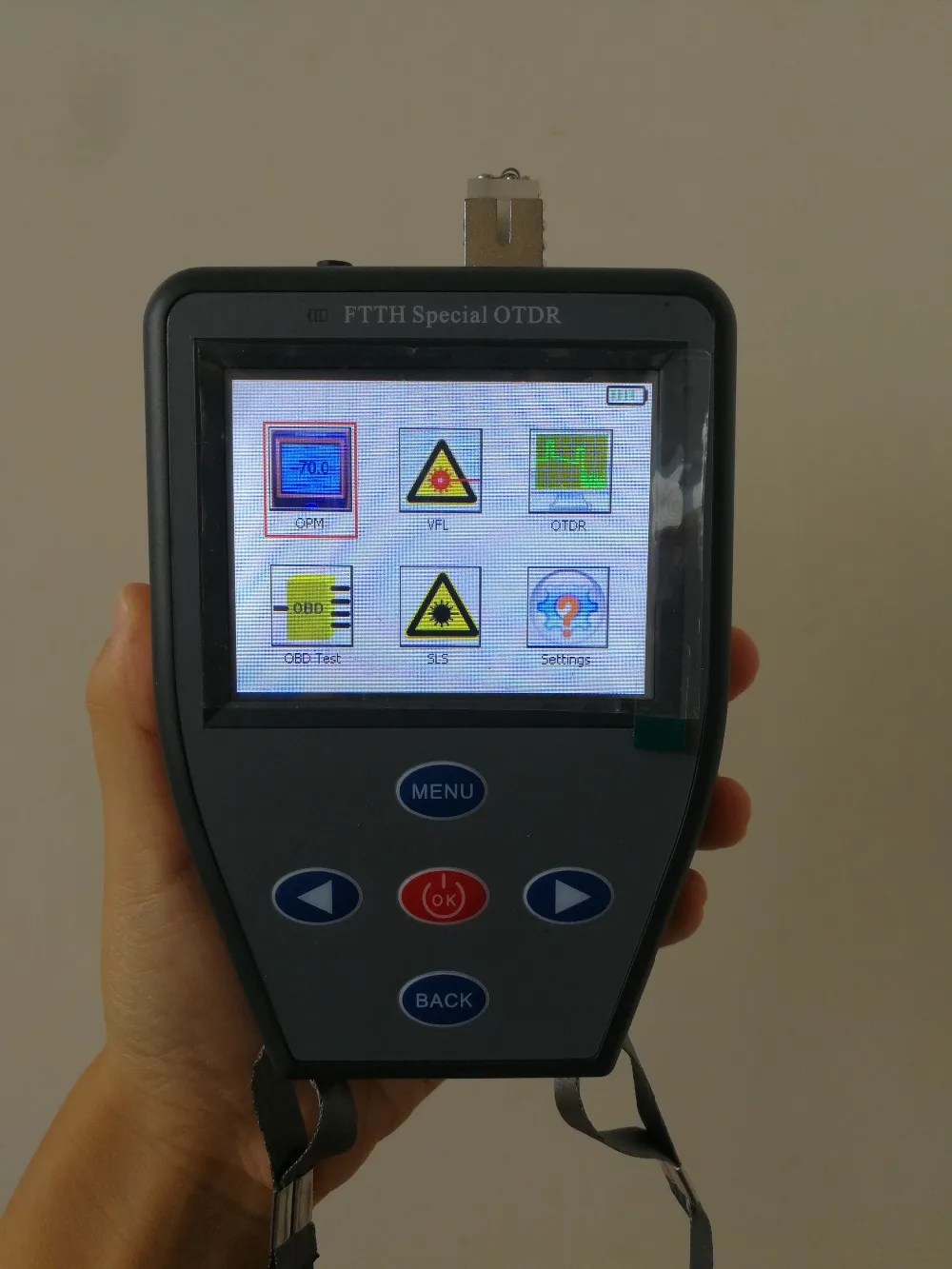 FTTH S310N OTDR Ручной мини с оптическим измерителем мощности+ красный светильник источник+ стабильный светильник Многофункциональный DHL FedEx