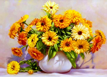 

Adult Paint By Numbers Flowers Home Canvas Painting Sunflowers Coloring By Numbers Art Gift For Living Room Decor