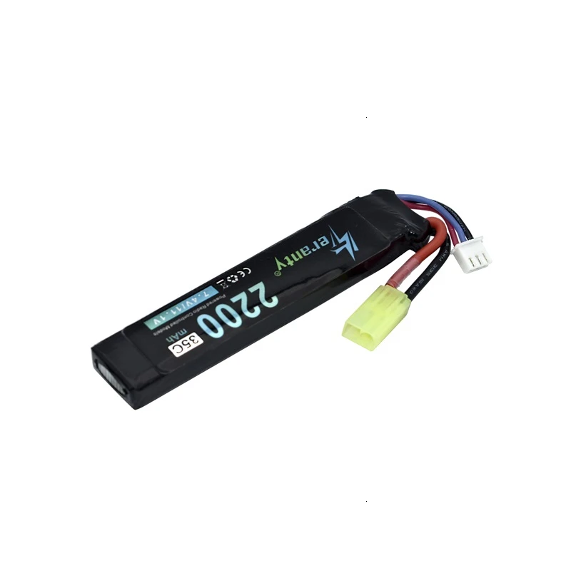 Обновленная мощность водяной пистолет Lipo батарея 2S 7,4 V 2200mAh 35C для AKKU мини страйкбол BB Воздушный пистолет электрические игрушки пистолеты RC запчасти 452096