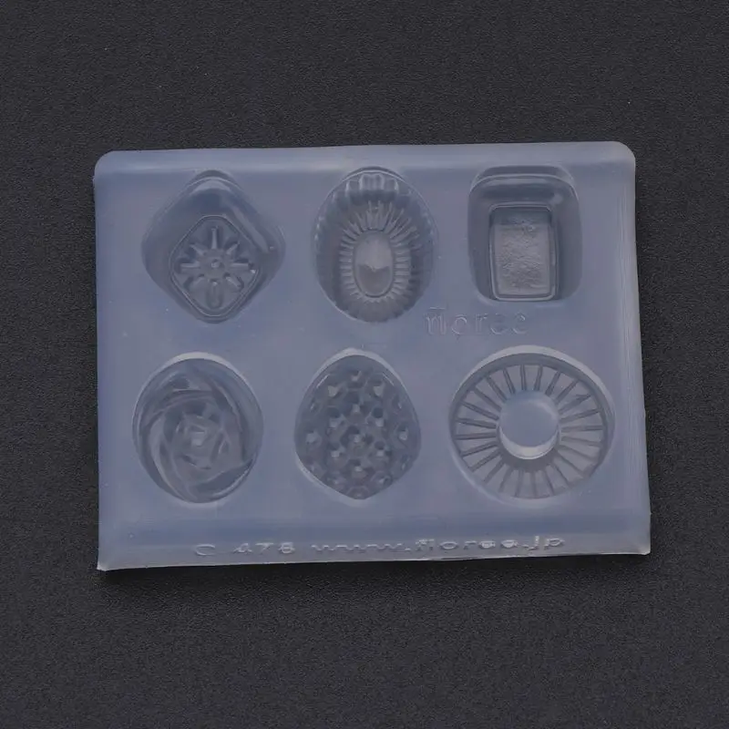 Мини Подвеска "Конфета" самодельный брелок формы для изготовления серег Смола корпус ювелирных изделий инструменты