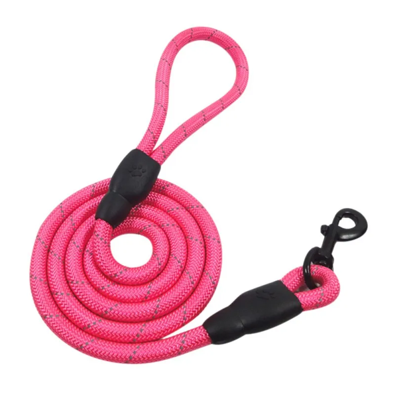 Светоотражающий нейлоновый поводок для собак, прочные уличные аксессуары для собак, поводок