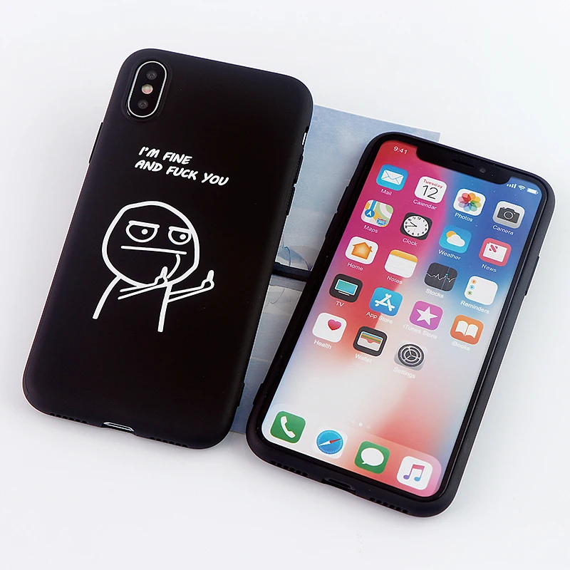Забавный мультяшный чехол Keep Calm для Xiaomi Mi 9 8 Pro SE Lite 6 A1 A2 A3 MIX 2 3 силиконовый чехол для телефона мягкая пара I am Fine - Цвет: Color 5
