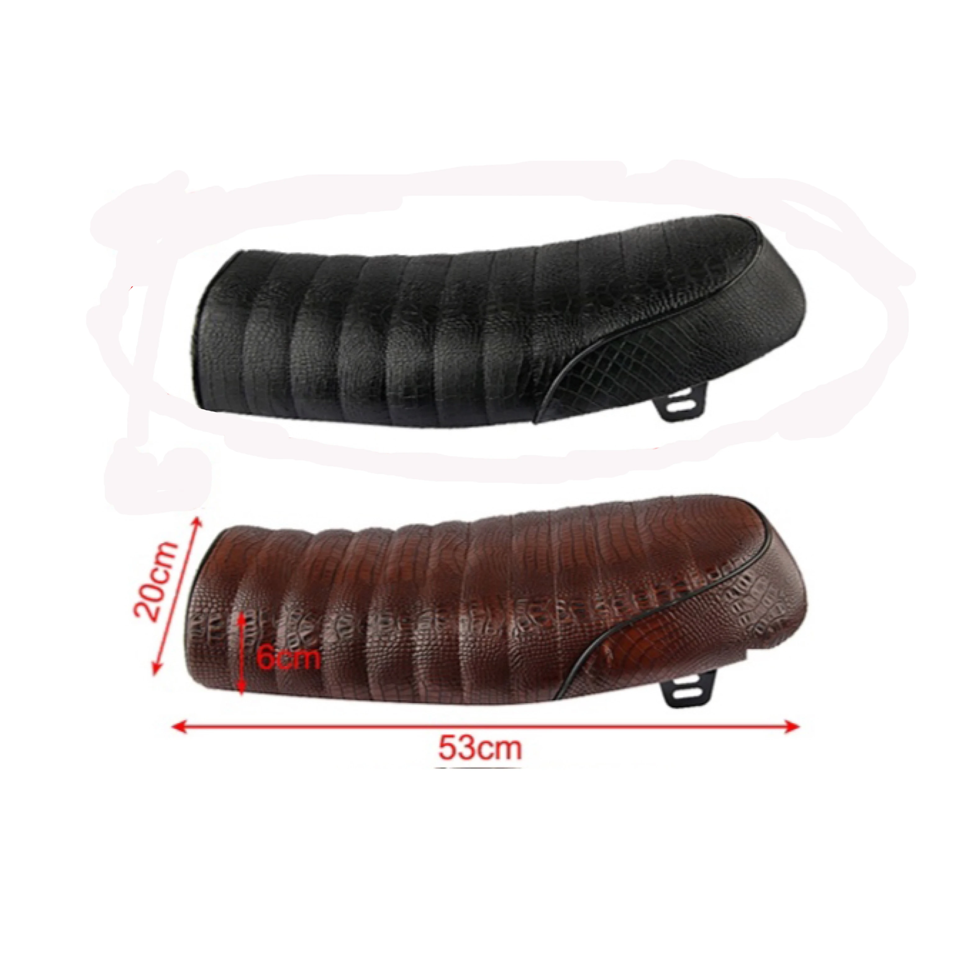 

For Honda CG CL350 CB200 CB350 CB400 CB500 CB750 SR400 XS Motorcycle Cafe Racer Seat Vintage Hump Saddle Seat Retro Seat Custom
